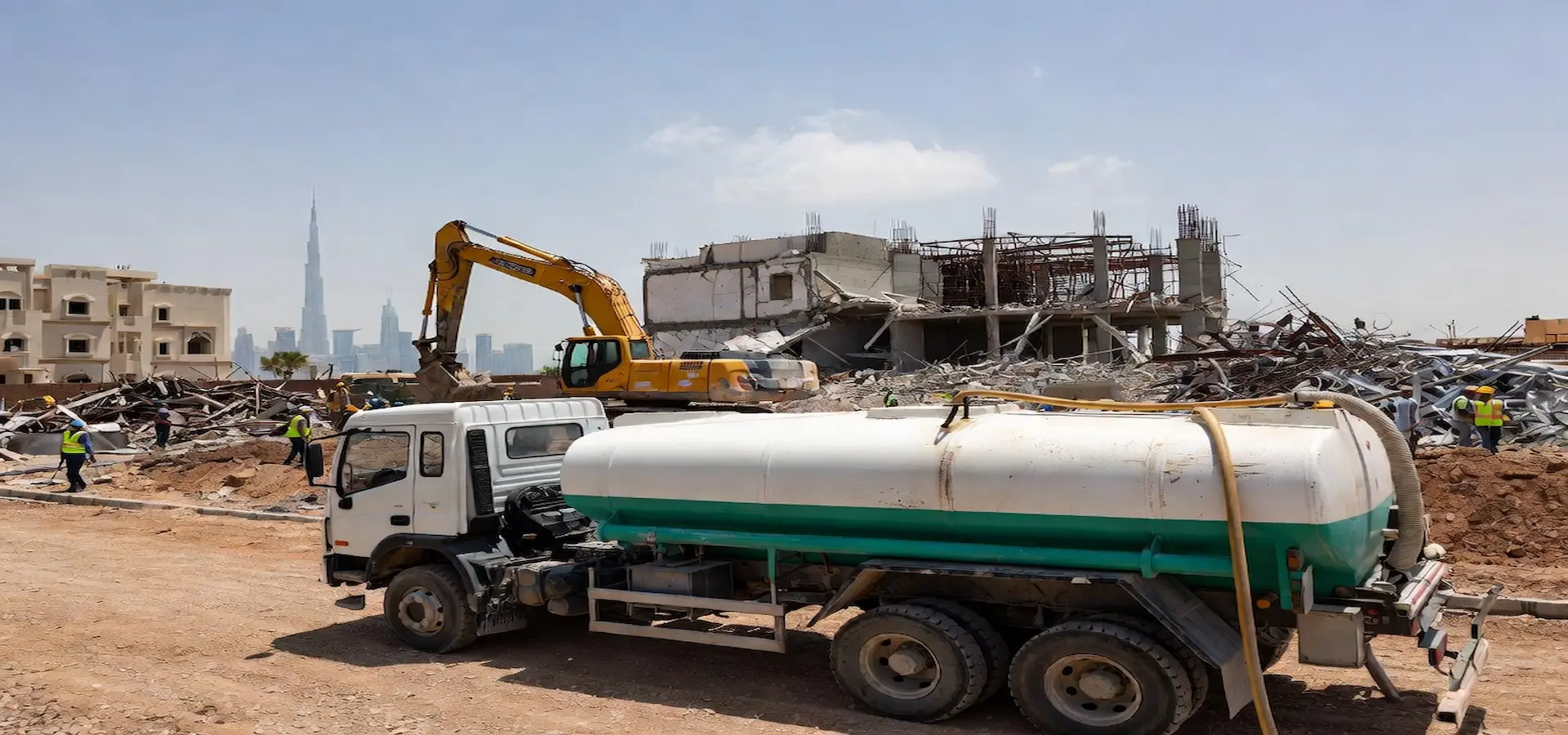 Car recovery, scrap collection and site services in Dubai — Raseen UAE