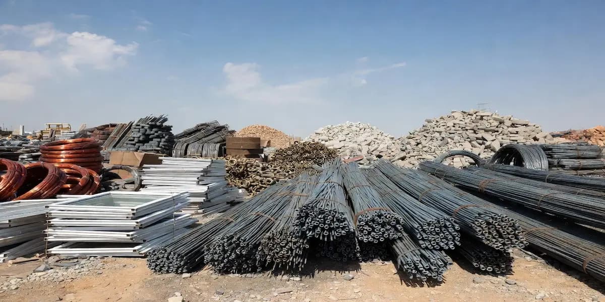 Raseen Post-Demolition Site Clearance & Scrap Recovery - Clean Plot Handover Post-demolition site clearance and scrap recovery in progress at construction site in Abu Dhabi UAE by Raseen