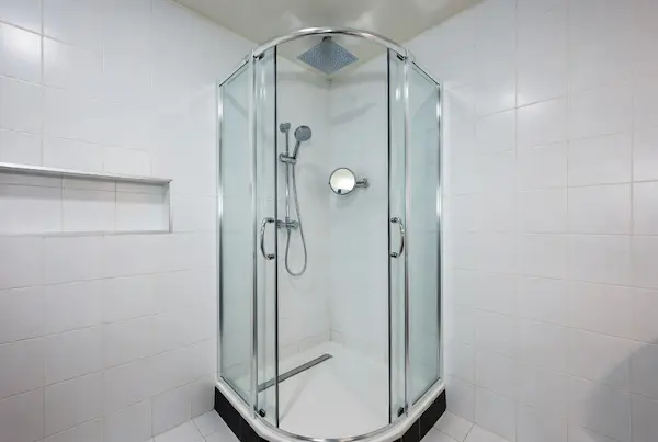 UPVC & Aluminium Bathroom Door Repair - Raseen UAE UPVC bathroom door alignment and hardware repair in a Sharjah villa